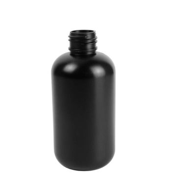 180ml 24/410 HDPE White Boston Botol Bulat Botol Perawatan Pribadi Kulit 30% PCR