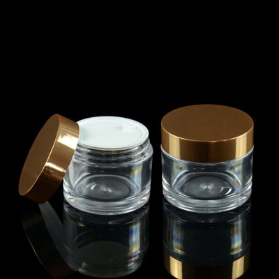 50ml Serum ABS PETG Jar Kosmetik Krim Wajah Dengan Tutup Disadur
