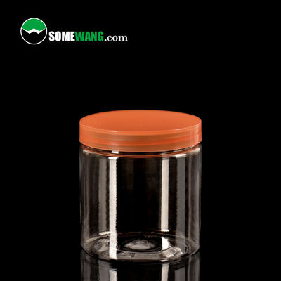 250ml Guci Bening Plastik Permukaan Halus Kosmetik Guci Plastik Food Grade