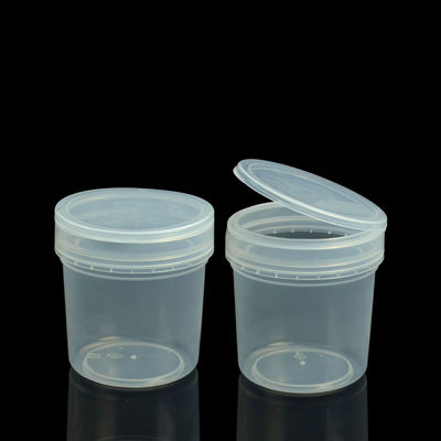 240g 480g 600g PP Cream Jar Guci Kosmetik Mewah Food Grade Dengan Tutup Flip