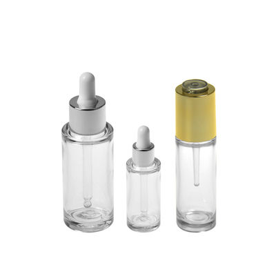 Kosmetik Mewah 40ml PETG Botol Kosmetik Wadah Minyak Esensial Dengan Ropper ODM