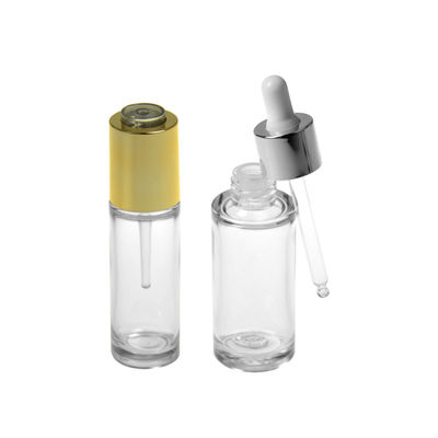 Kosmetik Mewah 40ml PETG Botol Kosmetik Wadah Minyak Esensial Dengan Ropper ODM