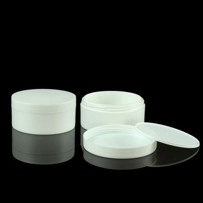 Double Wall PP Cream Jar 50g 100g 150g Guci Kosmetik Biodegradable Putih Mewah ODM