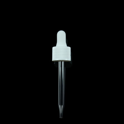 20/410 Dispensing Plastic Bottle Cap Nitrile Dropper White Dropper Caps Untuk Minyak Atsiri