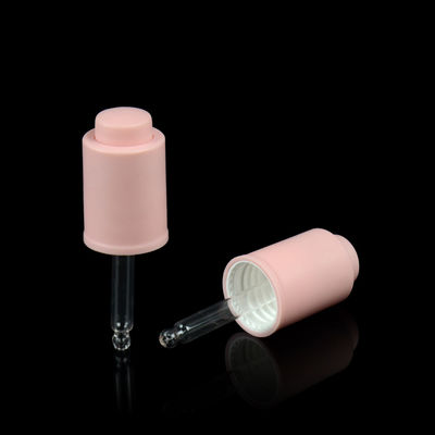 20/410 Dispensing Plastic Bottle Cap Nitrile Dropper White Dropper Caps Untuk Minyak Atsiri