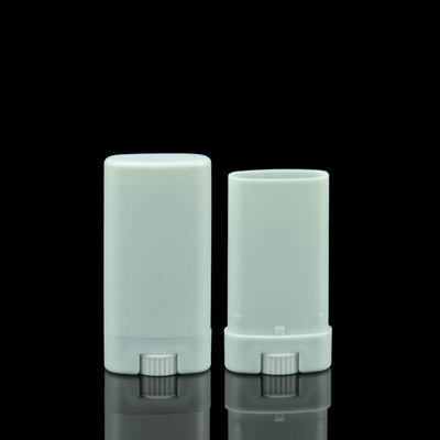 ODM 15ml Deodorant Stick Oval Botol Kosmetik 15g Gel Kosong Oval Datar Untuk Gel