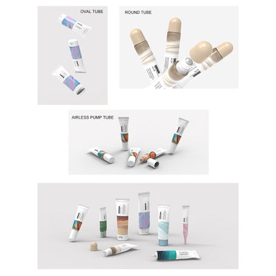 19mm 22mm Reusable Washable Tabung Kosmetik Kemasan Squeeze Body Cream Tube