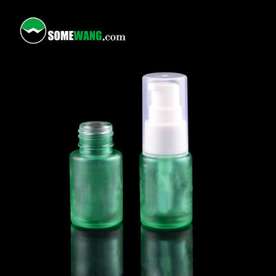 Botol Serum Botol Kaca Minyak Esensial Plastik PET Dengan Bagian Dalam Kaca Penetes