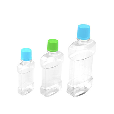 Botol Kosmetik PET 250ml Somewang Botol Obat Kumur Dapat Digunakan Kembali Dengan TE Cap