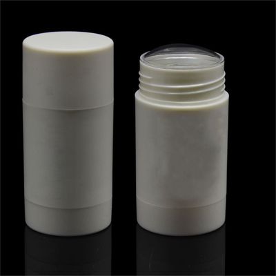 50ml PP Round Deodorant Stick Bottle 43MM Wadah Kosmetik Kosong Volume Besar