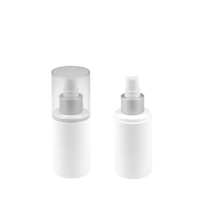 Botol Pet Datar Silinder 106mm Tutup Besar Botol Plastik Transparan 100ml