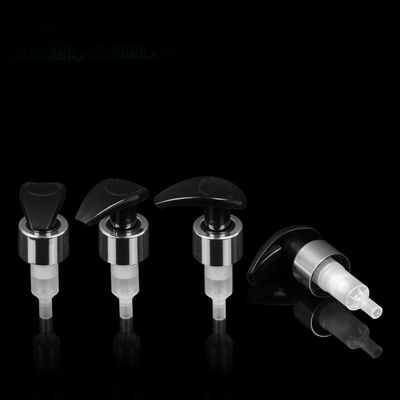 Anti Bocor PP Ribbed Airless Cosmetic Lotion Pump Output 2.5CC Dengan Pegas Luar