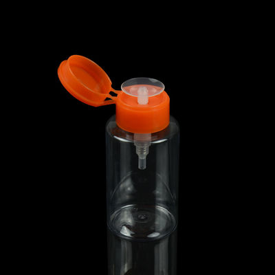 3.3oz 100ml PET Botol Kosmetik Botol Penghilang Cat Kuku Dengan Pompa Penghilang Cat