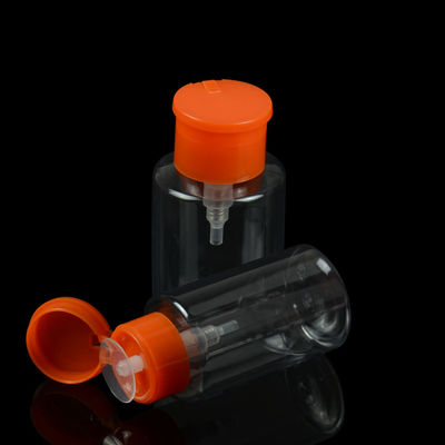 3.3oz 100ml PET Botol Kosmetik Botol Penghilang Cat Kuku Dengan Pompa Penghilang Cat