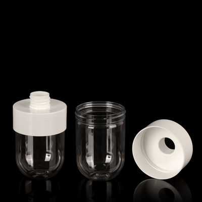200ml 250ml 300ml Guci Plastik PET 28mm Guci Lotion Plastik Dengan Pompa