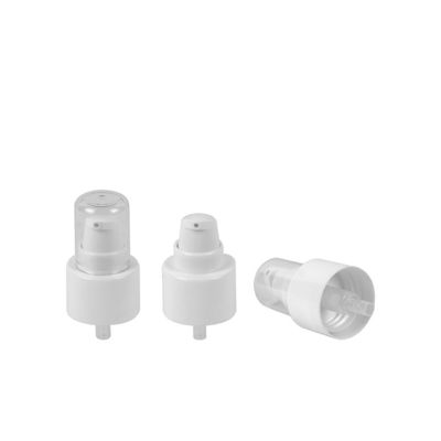 24MM Leher 0.23CC Pompa Lotion Krim Perawatan Dispenser Dinding Ganda Dengan Overcap Jelas