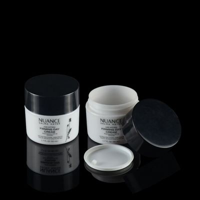 56.2MM 50ml Jar Kosmetik PETG Wadah Kosmetik Mewah Dengan Tutup ABS