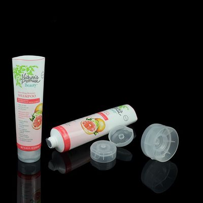 Dilipat Kosmetik PBL Tabung Penghalang Plastik Laminasi 250ml Pencetakan CMYK