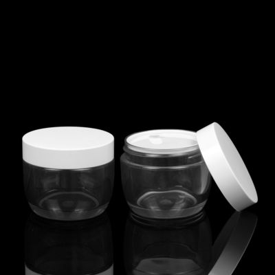 Heavy Wall 30ml 50ml PET Plastik Perawatan Kulit Kemasan Jar Krim Kosong