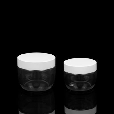 Heavy Wall 30ml 50ml PET Plastik Perawatan Kulit Kemasan Jar Krim Kosong