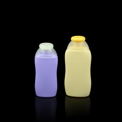 OEM Botol Plastik Kosong Berwarna-warni 200ml 250ml Shampoo Dalam Botol Orange