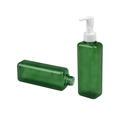 150ml 185ml PETG Botol Kosmetik Bentuk Persegi Botol Pompa Body Lotion 24/410