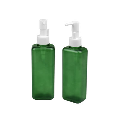 150ml 185ml PETG Botol Kosmetik Bentuk Persegi Botol Pompa Body Lotion 24/410