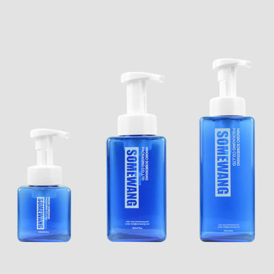 280ml 480ml 650ml PETG Botol Kosmetik Botol Sabun Busa PETG Persegi