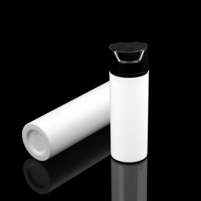 Face Cream Clear Cylinder Round Botol Pengap Dengan Aluminium Finish Treatment Pump