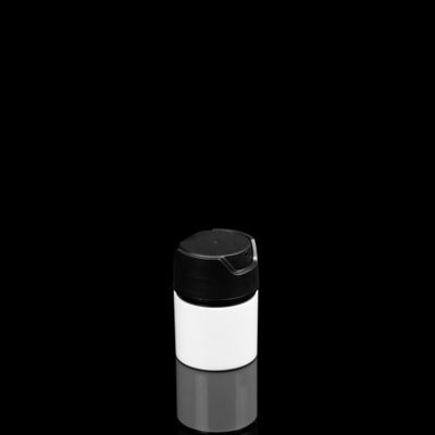 Face Cream Clear Cylinder Round Botol Pengap Dengan Aluminium Finish Treatment Pump
