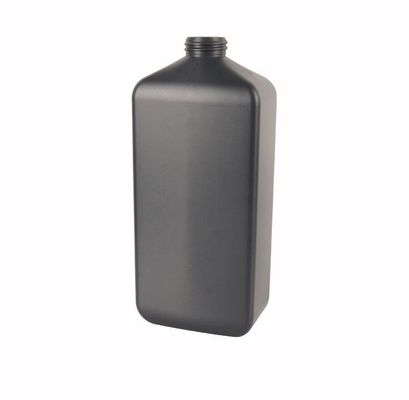 950ml 32/410 Botol Kosmetik PE Flat Square Botol Pompa Perawatan Kulit HDPE