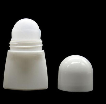 50g Bentuk Datar Roll On Wadah Botol Deodoran Dengan Rol PP 60 X 48.5MM