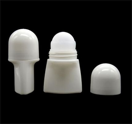 50g Bentuk Datar Roll On Wadah Botol Deodoran Dengan Rol PP 60 X 48.5MM