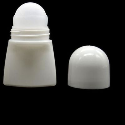50g Bentuk Datar Roll On Wadah Botol Deodoran Dengan Rol PP 60 X 48.5MM
