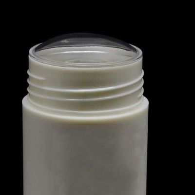 50ml PP Round Deodorant Stick Bottle 43MM Wadah Kosmetik Kosong Volume Besar