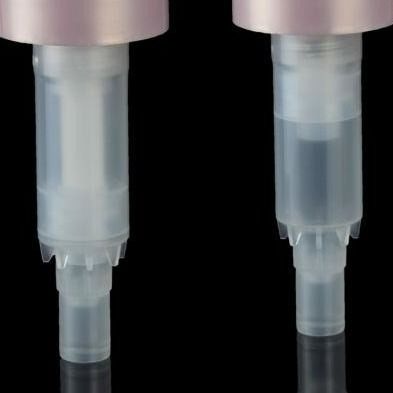 32 410 PP Smooth Serum Lotion Pump Dispenser 4CC Dengan Pegas Luar Bagian Dalam