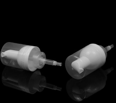 42mm 43mm PP Plastik Busa Sabun Pompa Dispenser Sabun Berbusa Putih Untuk Pembersih Wajah