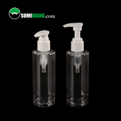 250ml Plastik PET Botol Kosmetik Lotion Kosong Botol Bahu Datar