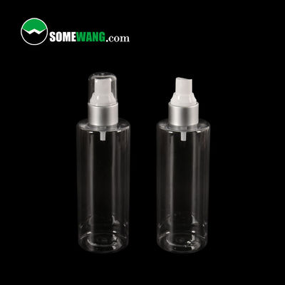 250ml Plastik PET Botol Kosmetik Lotion Kosong Botol Bahu Datar