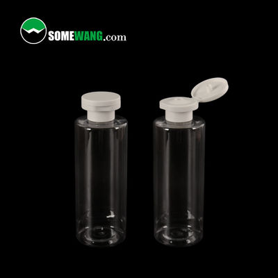 250ml Plastik PET Botol Kosmetik Lotion Kosong Botol Bahu Datar