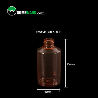 150ml Pompa Semprot Emulsi Kosmetik Botol Plastik PET Untuk Perawatan Kulit Cair Shampoo