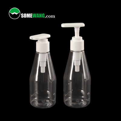 200ml PET Plastik Sampo Rambut Tangan Tubuh Mencuci Botol Pompa Warna Disesuaikan