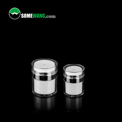 Mewah Perawatan Pribadi Kosmetik Krim Wadah Perawatan Kulit Akrilik Toples Pompa Pengap 30ml 50ml