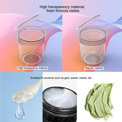 8oz 16oz 20oz Plastik Kosong PP Kosmetik Cream Jar Packaging Dengan Lock Flip Cap