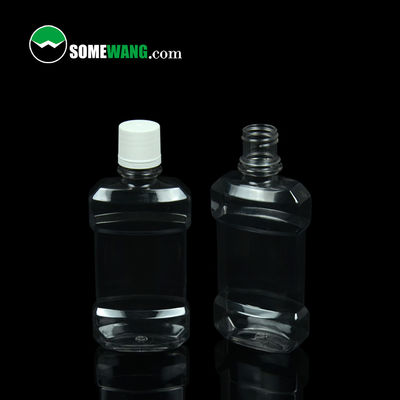 100ml / 250ml / 500ml Botol PET Kosmetik Botol Obat Kumur Disesuaikan