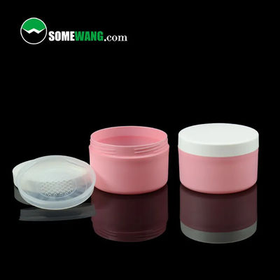 Kosong Compact Loose Powder Container Makeup Jar Kemasan Kosmetik PP