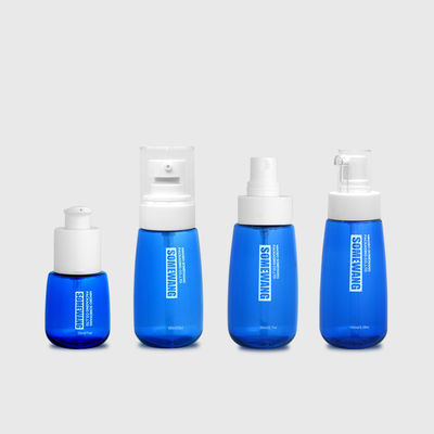 30ml 60ml 80ml 100ml Plastik Kosong PETG Kemasan Kosmetik Set Botol Gel Mandi PETG