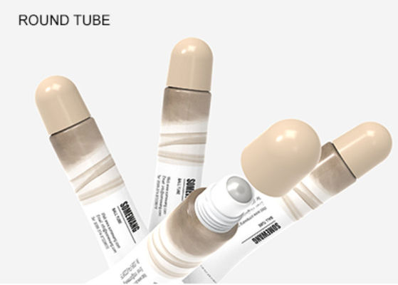 35ml 50ml 100ml Plastik Roll Tunggal Pada Tabung Kemasan Kosmetik Perawatan Kulit