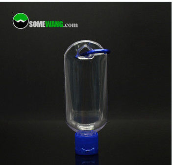 30ml 60ml Set Botol Gel Pembersih Tangan PETG Kustom Dengan Tutup Flip