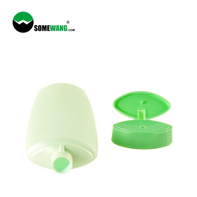 Shampoo Gunakan Botol Plastik PE 200ml Botol Squeeze Datar Disesuaikan Dengan Tutup Flip Top